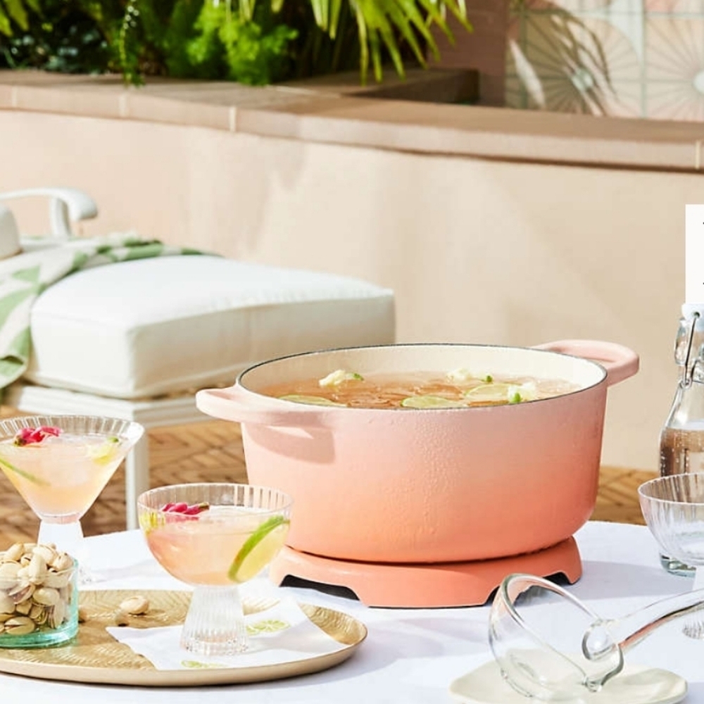 NEW!!! Le Creuset ® Signature 7.25-Qt. Peche Enameled Cast Iron Round Dutch Oven - Picture 3 of 16